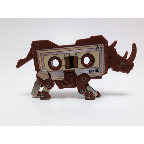 Transformers G1 Cassette Ramhorn w/ Tech Spec Vintage Hasbro 1986 Incomplete - Picture 6 of 11